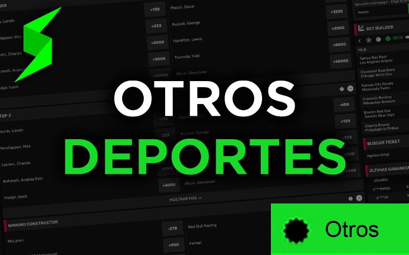 Descubra qué otros deportes ofrece Strendus para apostar.