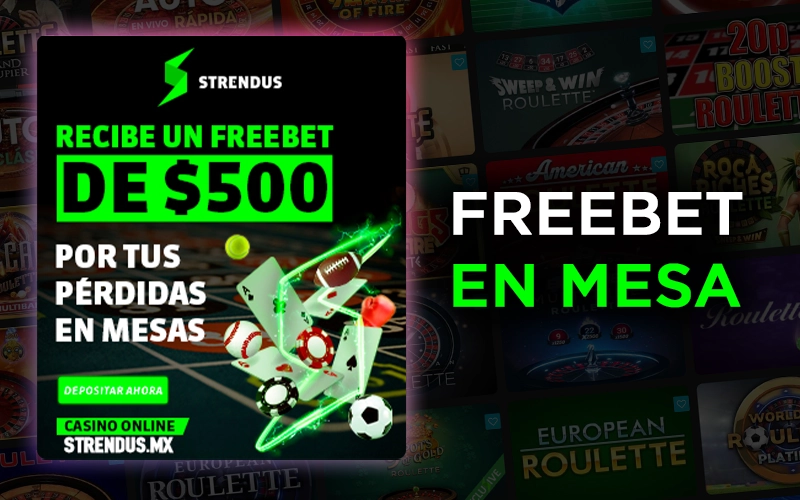 Consigue apuestas gratis cuando pierdas en los juegos de mesa.
