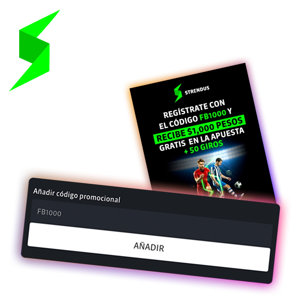 Utiliza los códigos promocionales para obtener bonificaciones de Strendus.