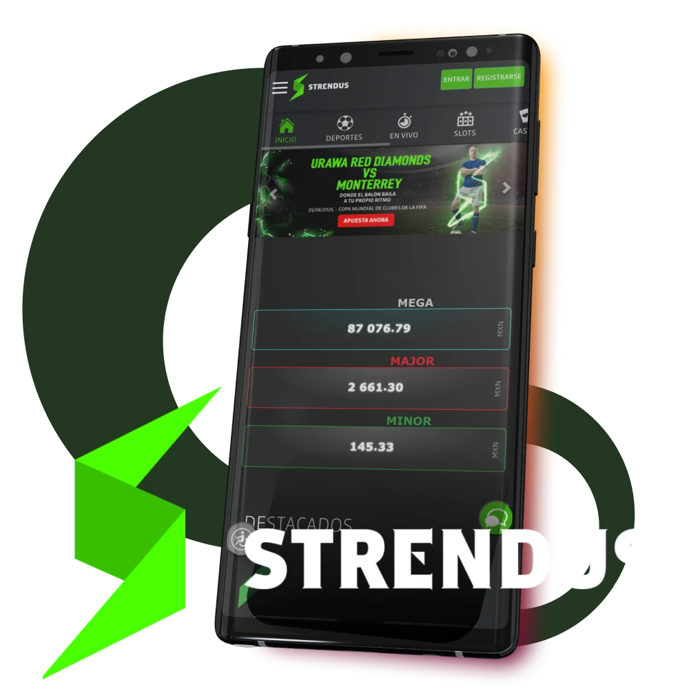 Empieza a apostar en cualquier lugar con la aplicación Strendus.