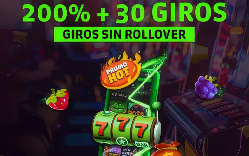 Recibe bono casino 200% más 30 giros gratis en Strendus.