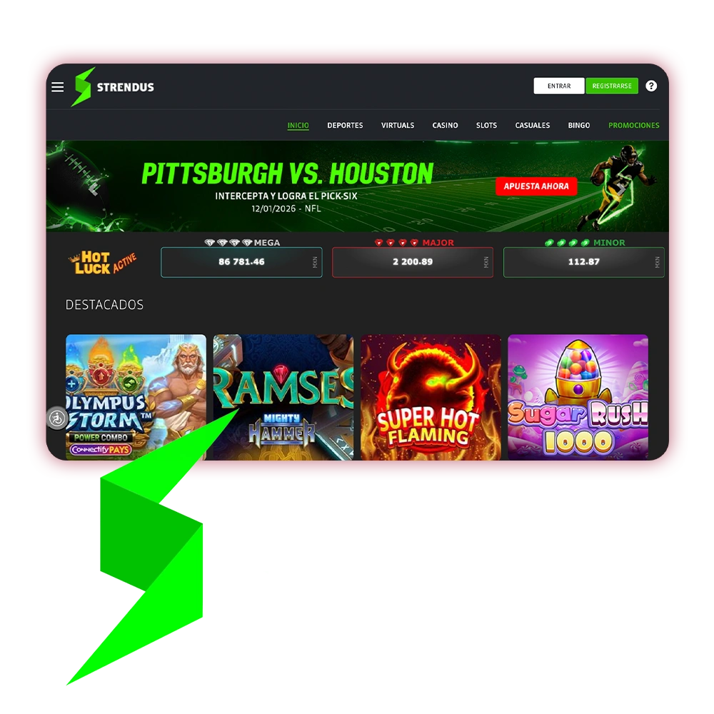 Disfruta de apuestas y juegos de casino en el sitio oficial de Strendus.